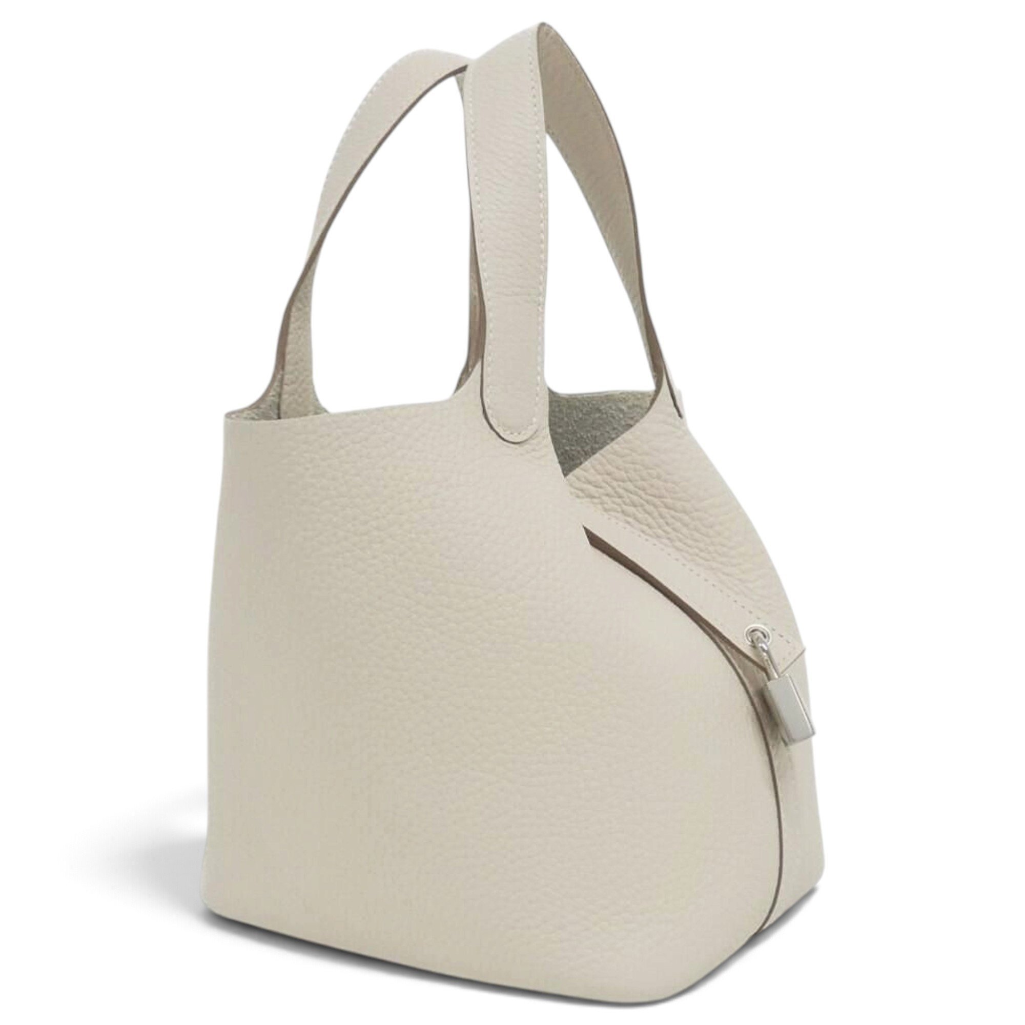 Picotin leather handbag