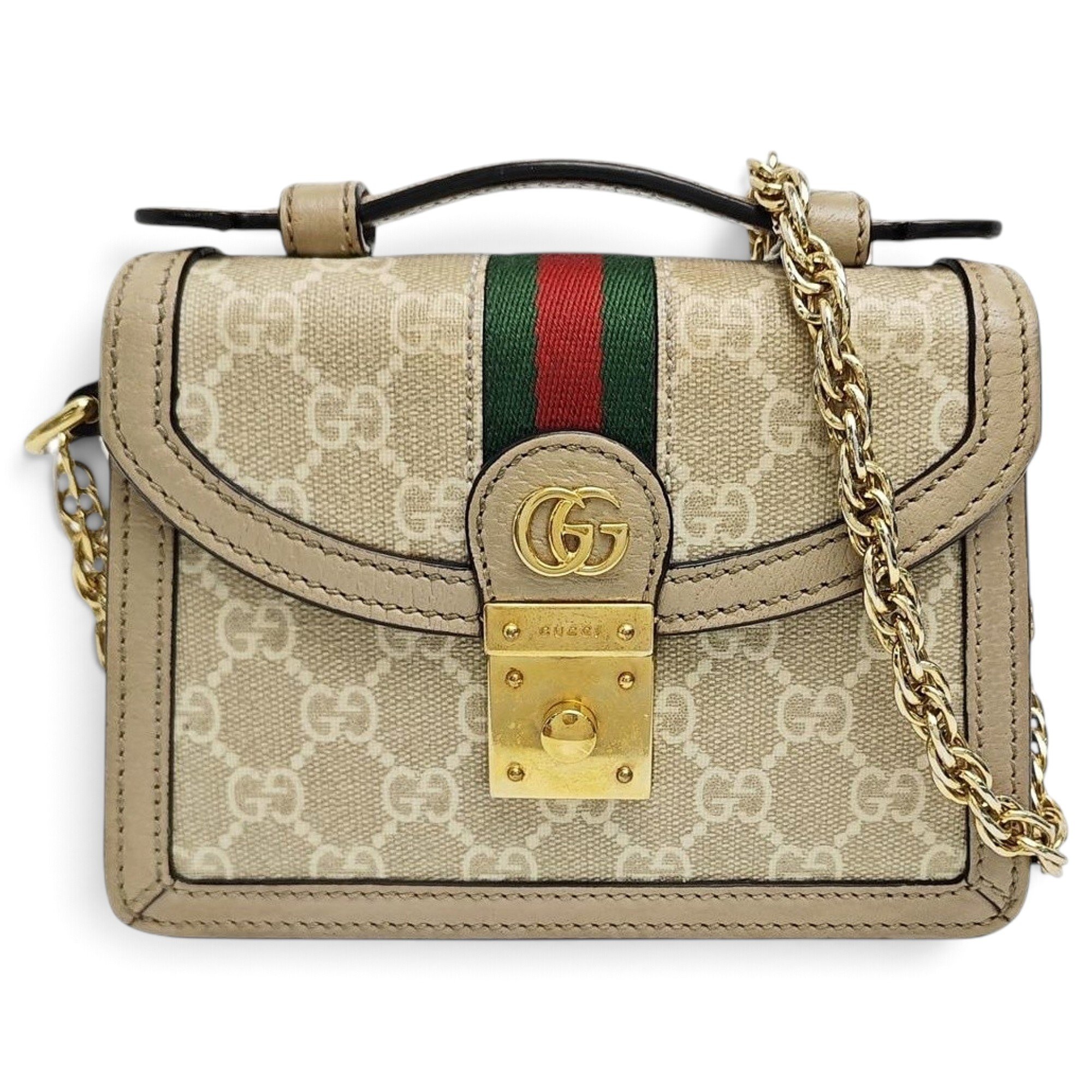 Ophidia leather handbag