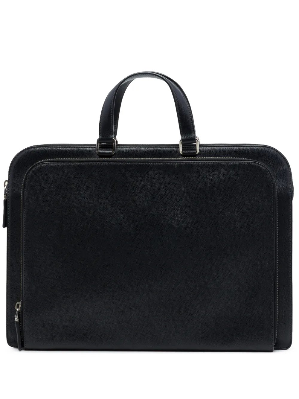 2013-2026 Saffiano Cuir Travel Front Zip Pocket Briefcase business bag