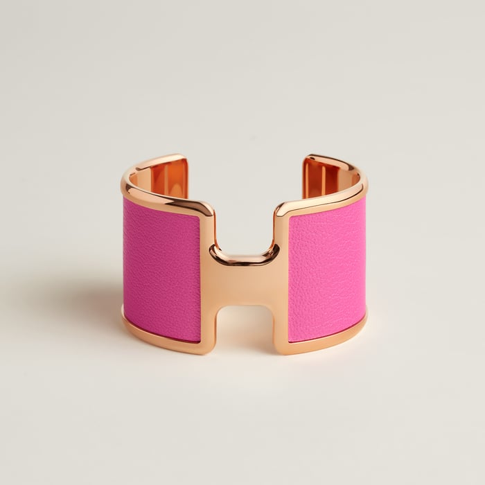 Rose Shocking Olympe Cuff Bracelet