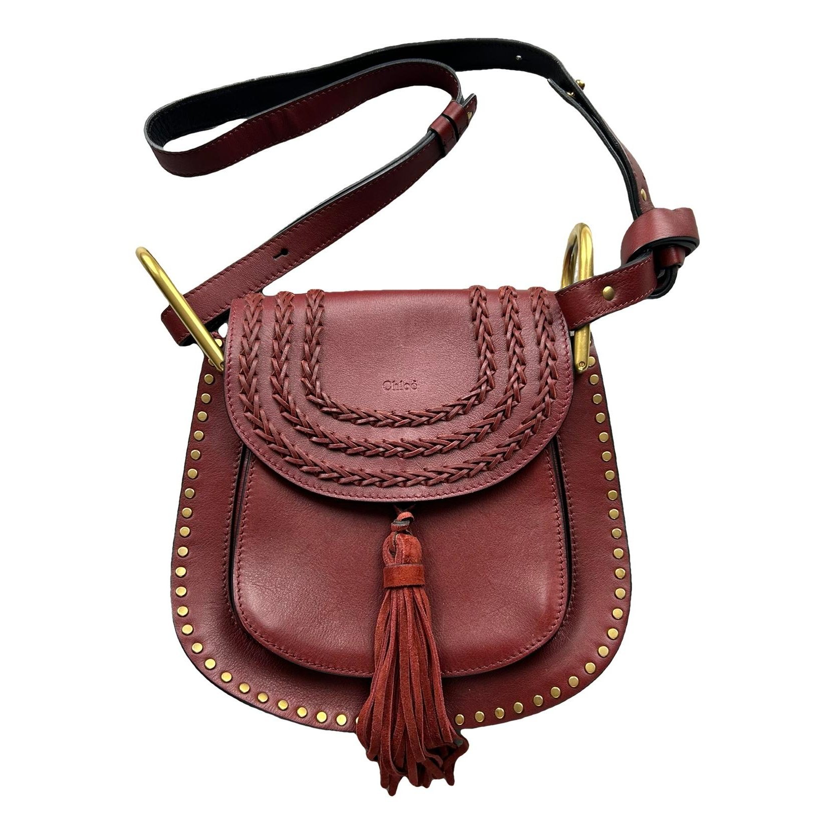 Hudson leather crossbody bag