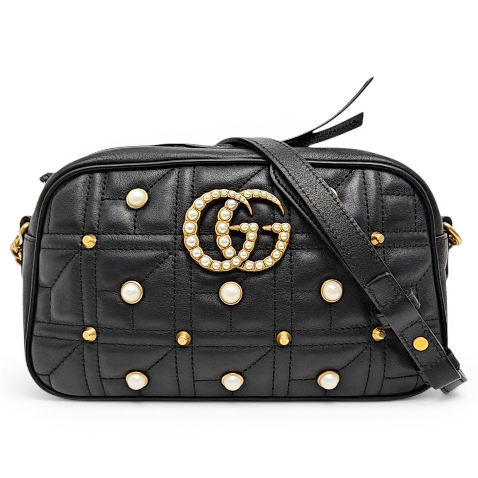 GG Marmont leather crossbody bag