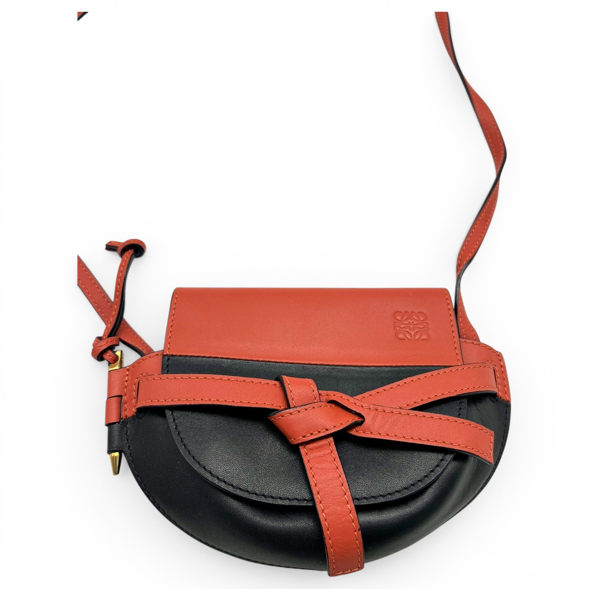 Gate leather crossbody bag