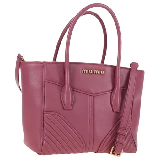 Beau leather handbag