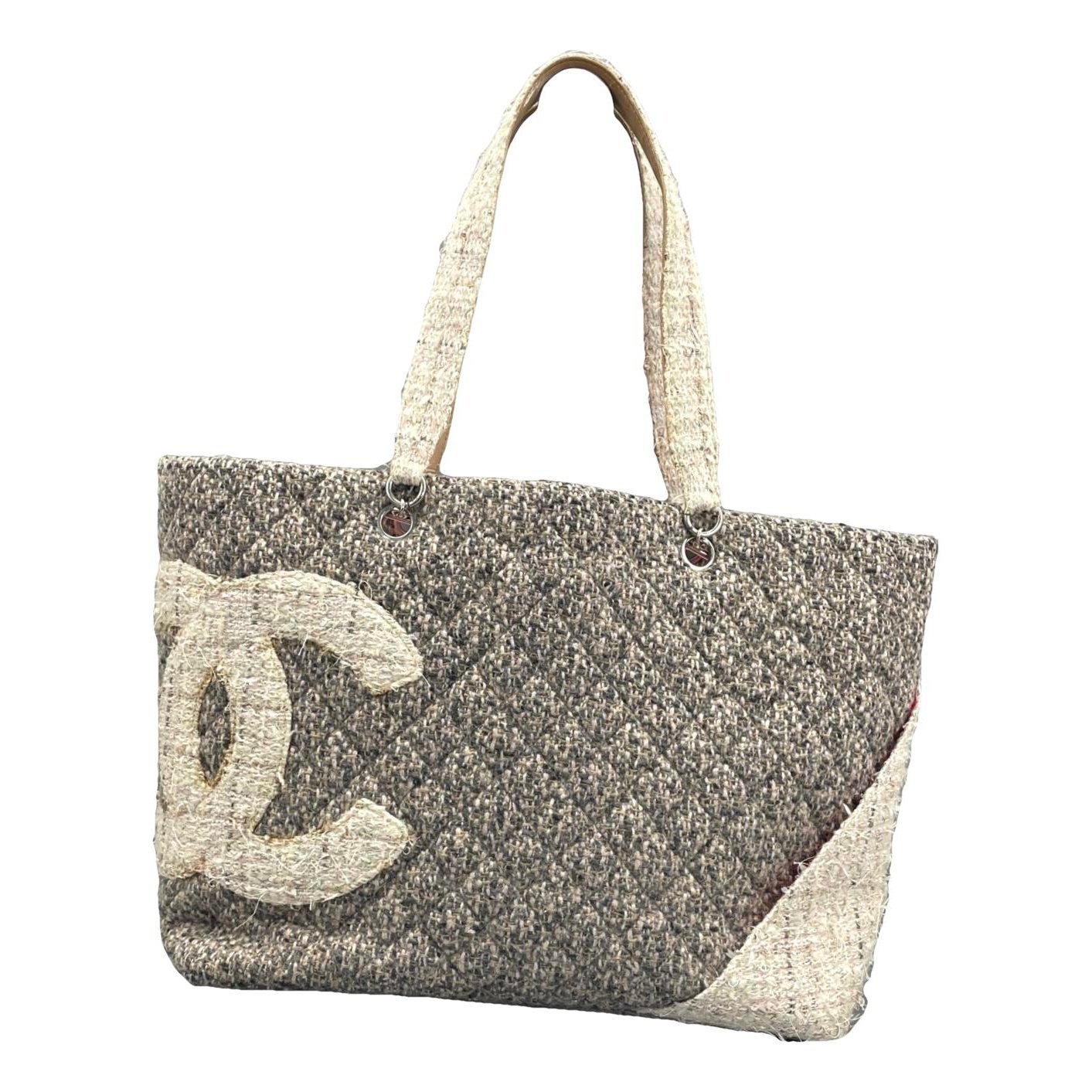 Cambon tweed handbag
