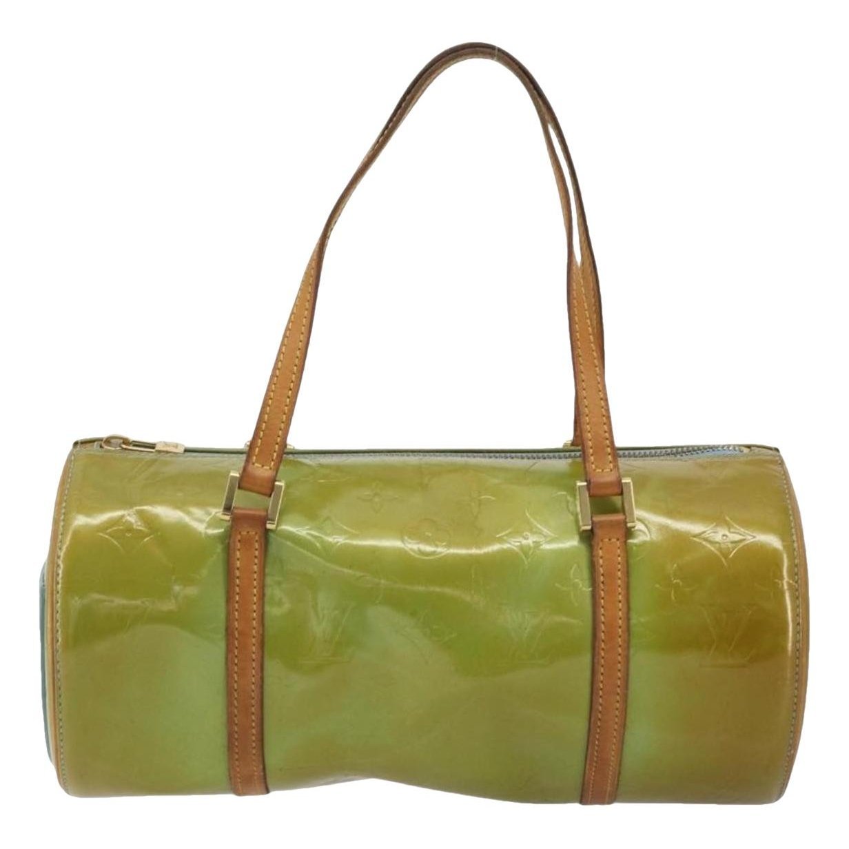 Patent leather handbag