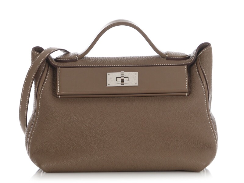 Hermes Etoupe Togo and Swift 24/24 29 Palladium Hardware, 2021