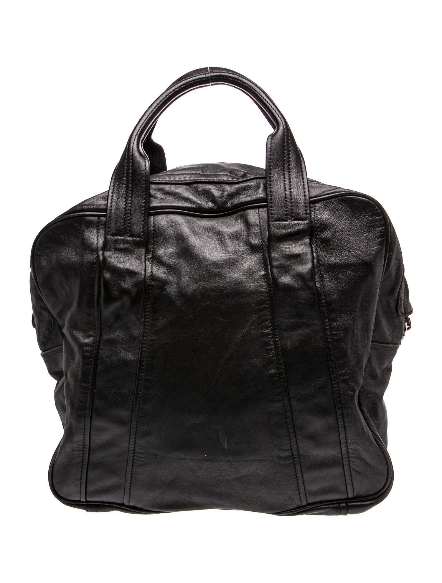 Leather Top Handle Bag