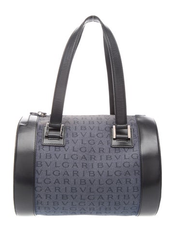 Denim Top Handle Bag