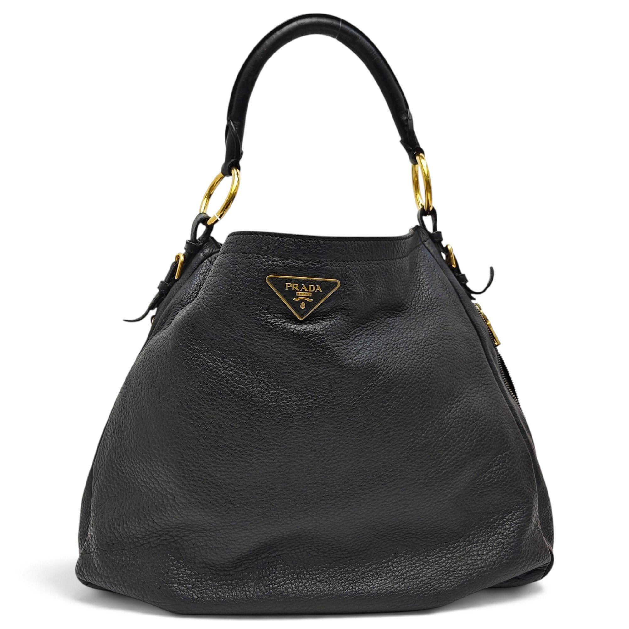 Arqué leather handbag