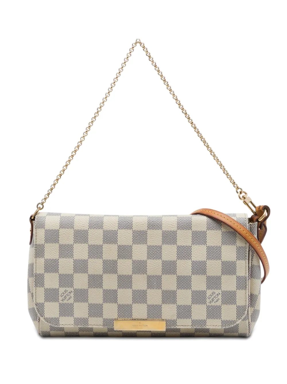 2014 Damier Azur Favorite MM satchel