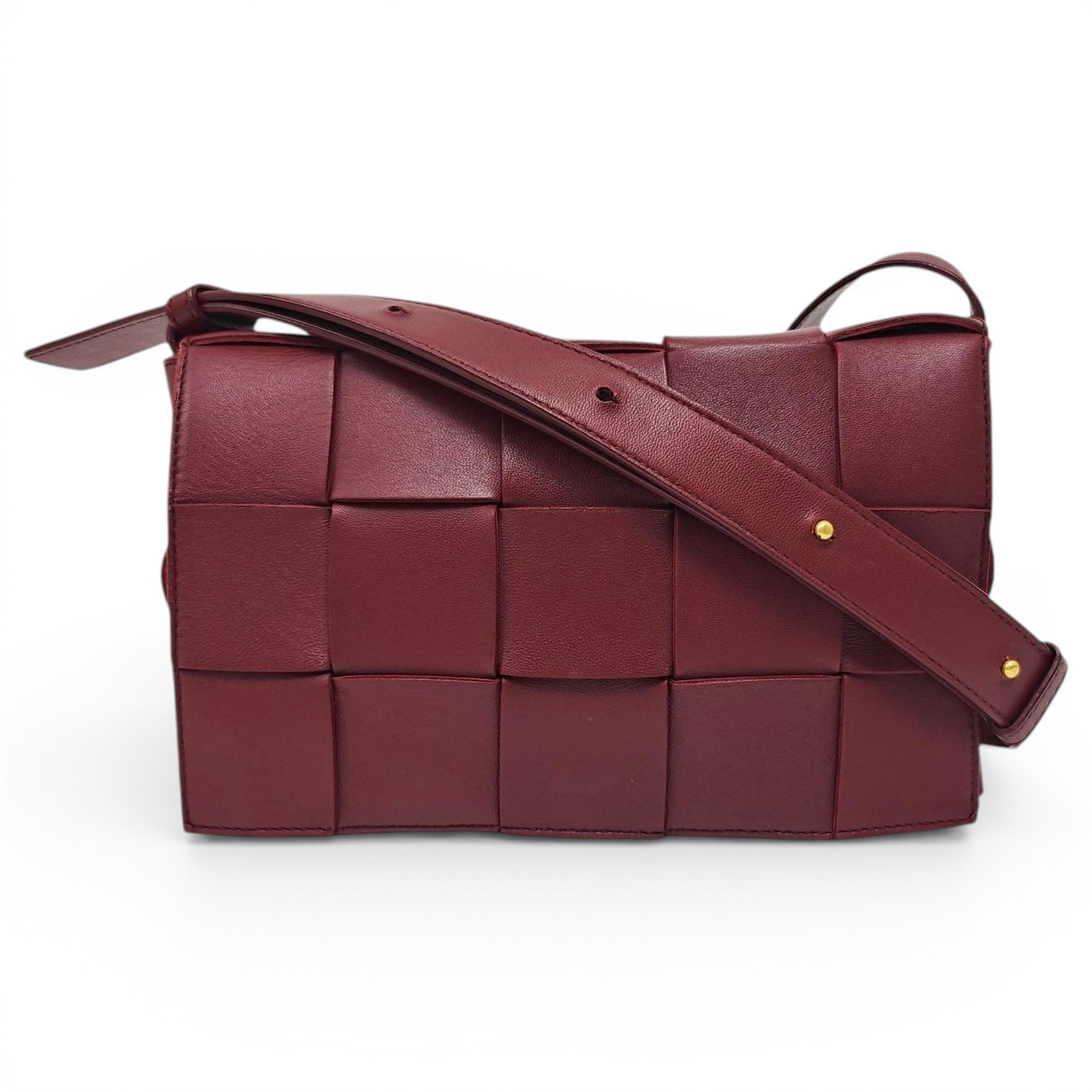 Cassette leather crossbody bag