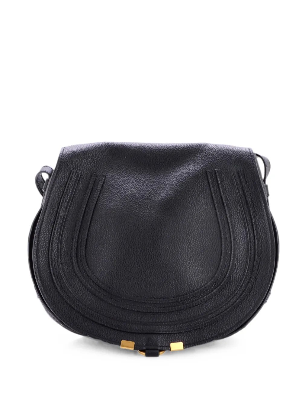 Chloe Marcie Saddle Bag Leather Medium crossbody bag