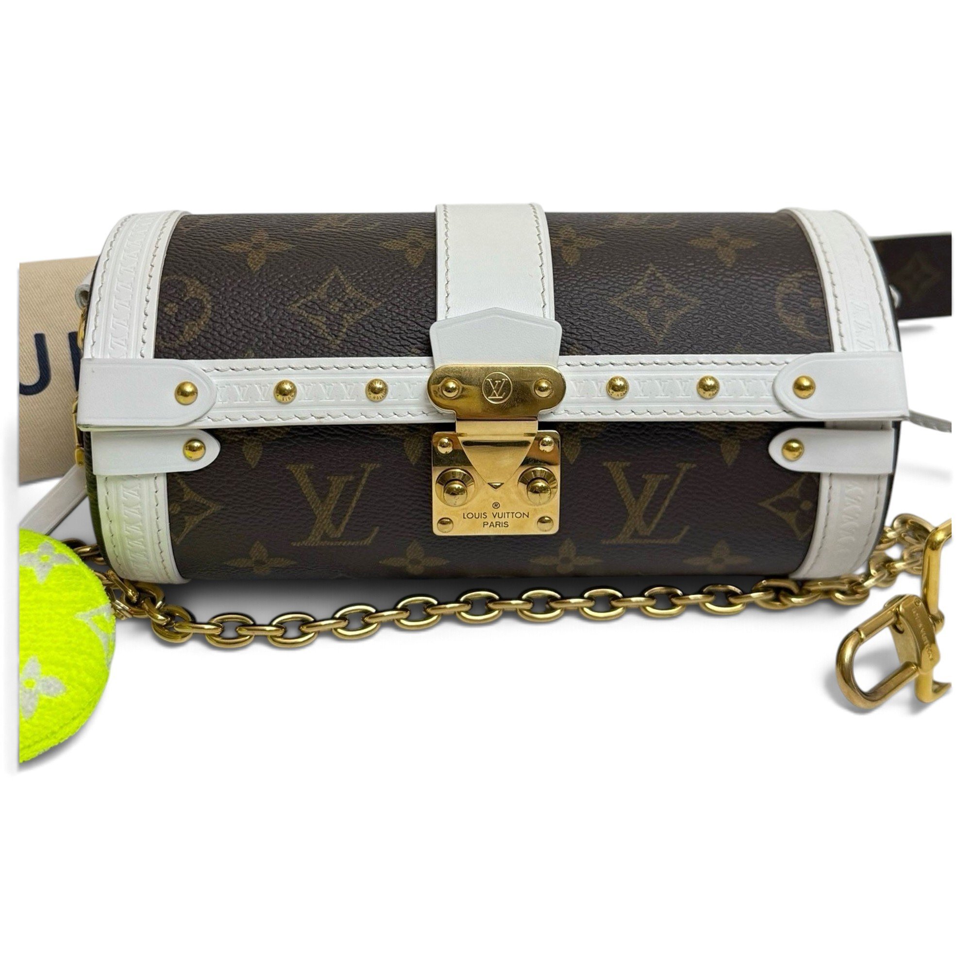 Papillon Trunk leather handbag