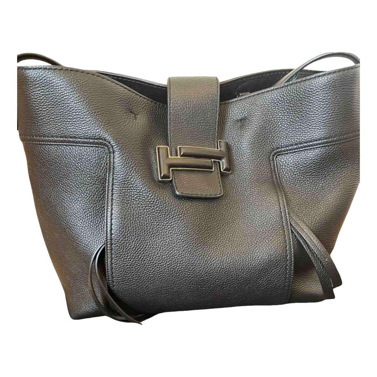 Leather tote