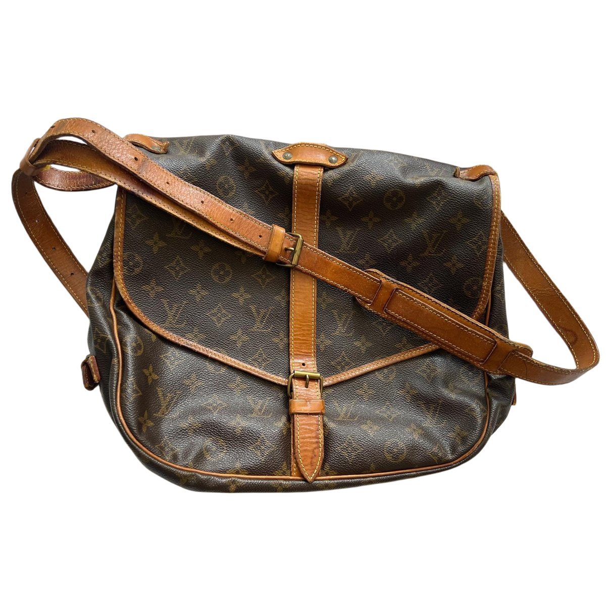 Saumur leather crossbody bag