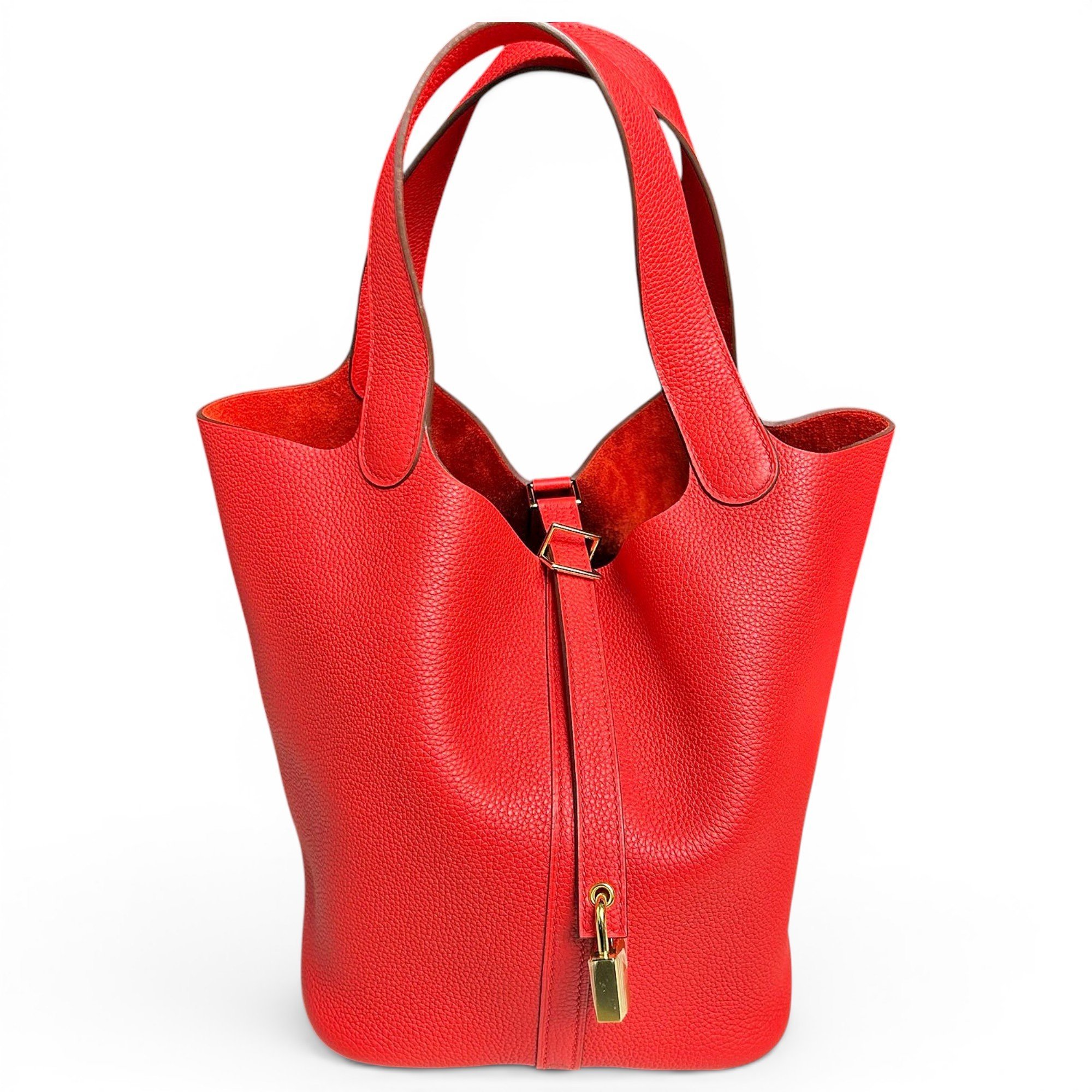 Picotin leather handbag