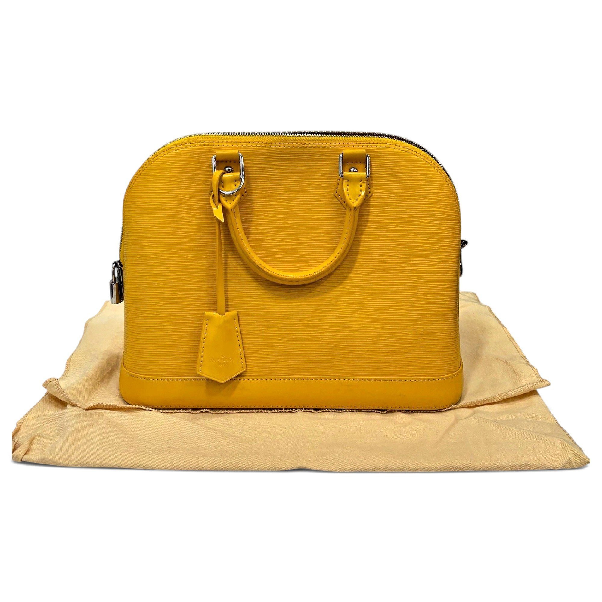 Alma leather handbag
