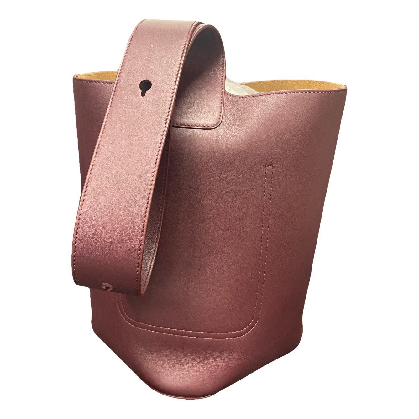 Pebble leather handbag