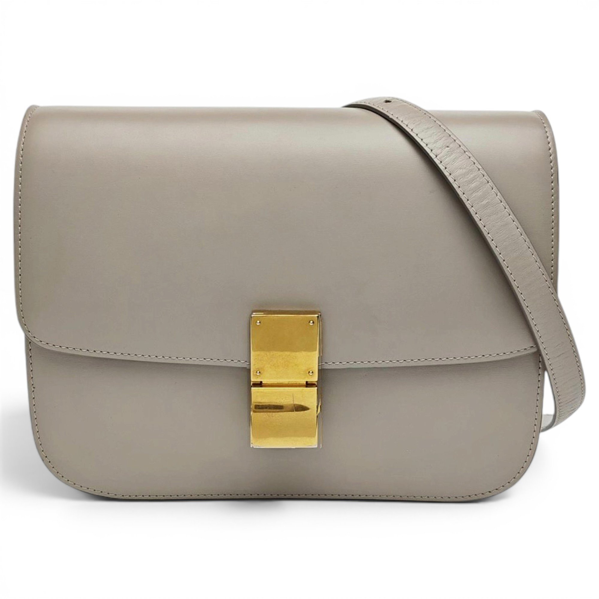 Classic leather crossbody bag