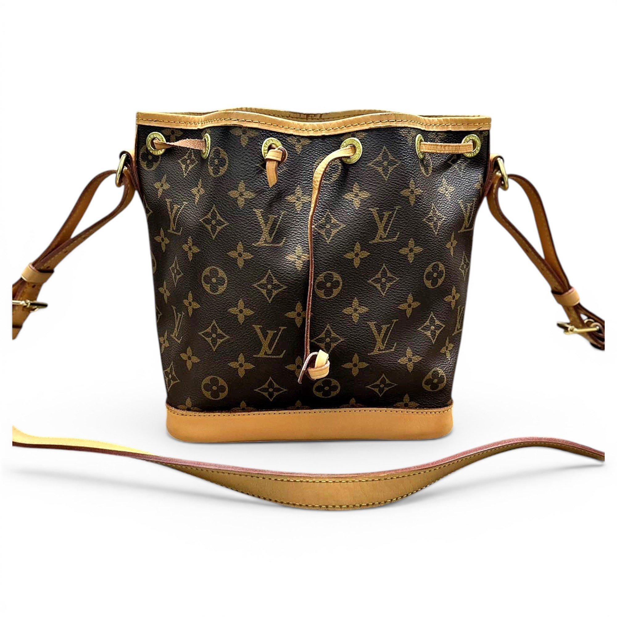 Nano Noé leather handbag