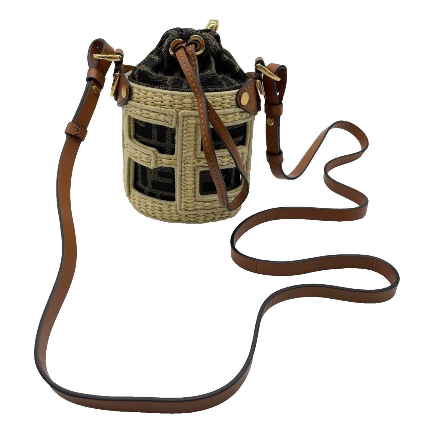 Fendi Palazzo Bucket cloth handbag