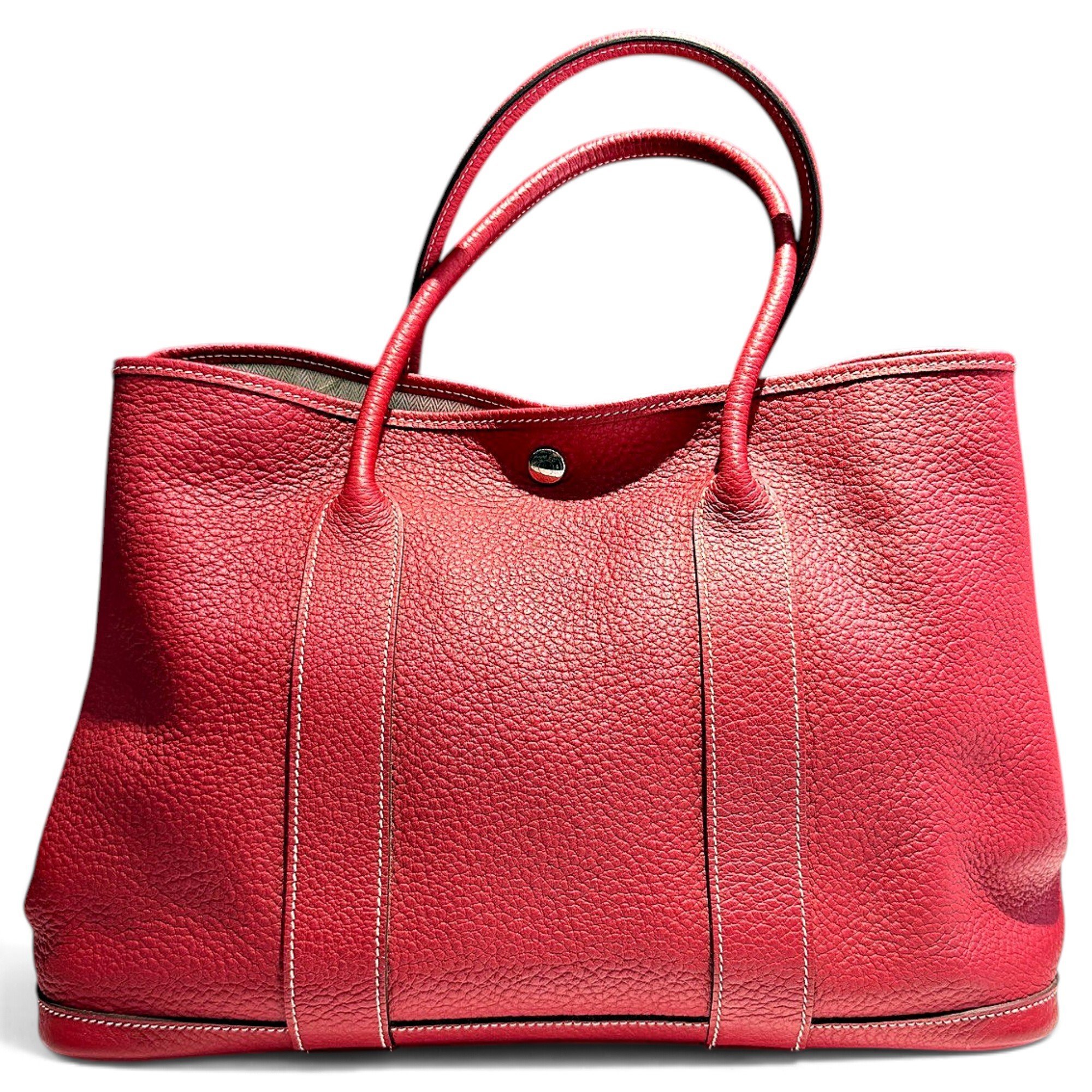 Garden Party leather handbag