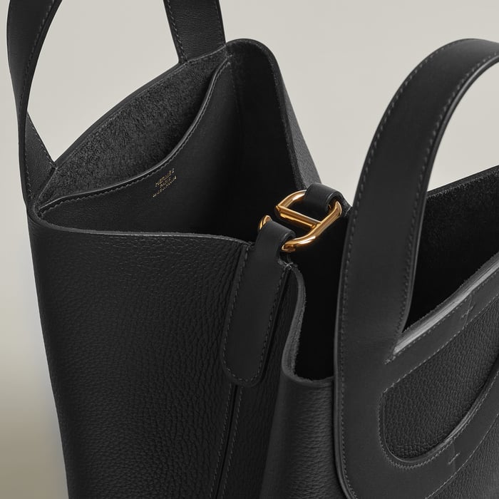 Noir Bolsa Hermès In-the-loop 23