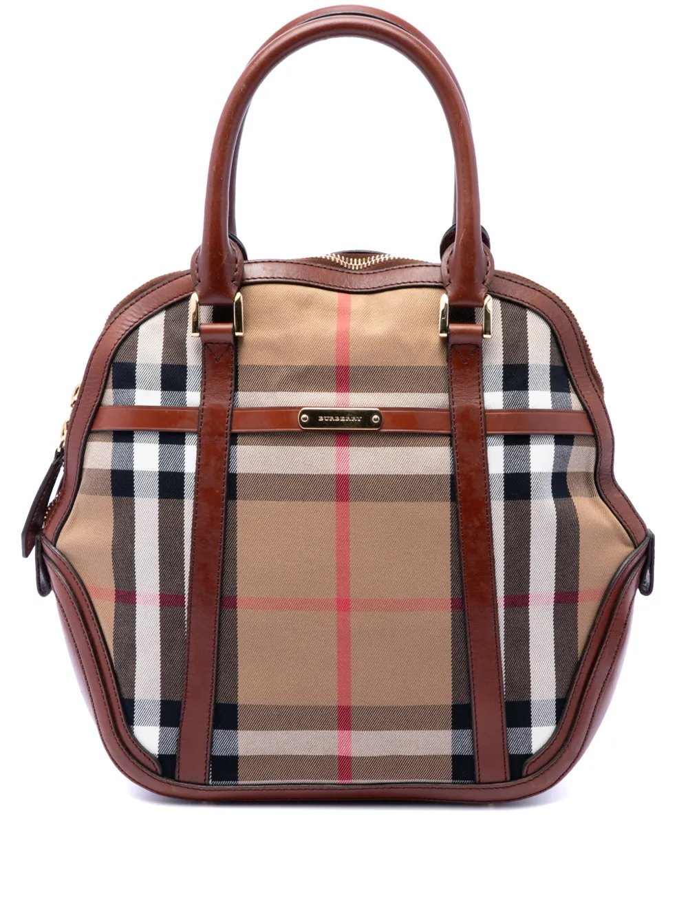 2000-2017 Medium House Check Canvas Bridle Orchard handbag