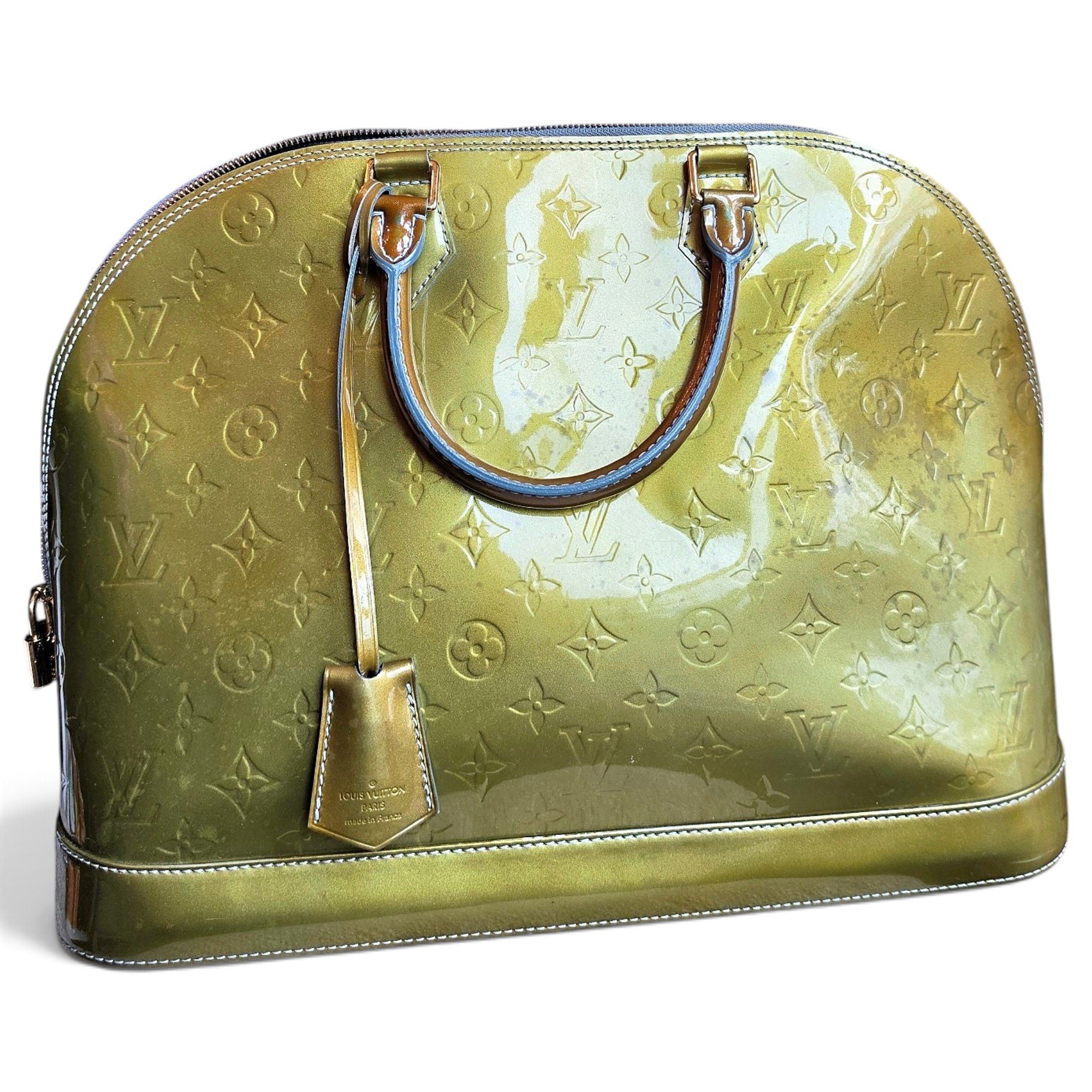 Alma patent leather handbag