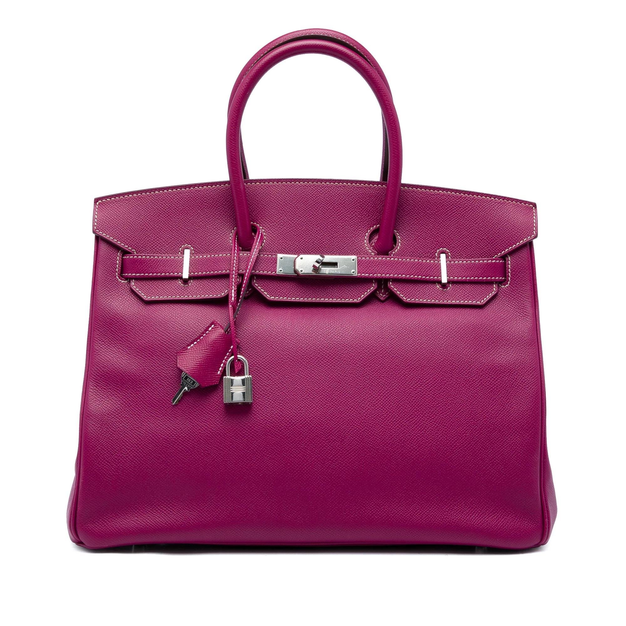Hermes Birkin 35 Handbag Tosca Epsom Leather 2011