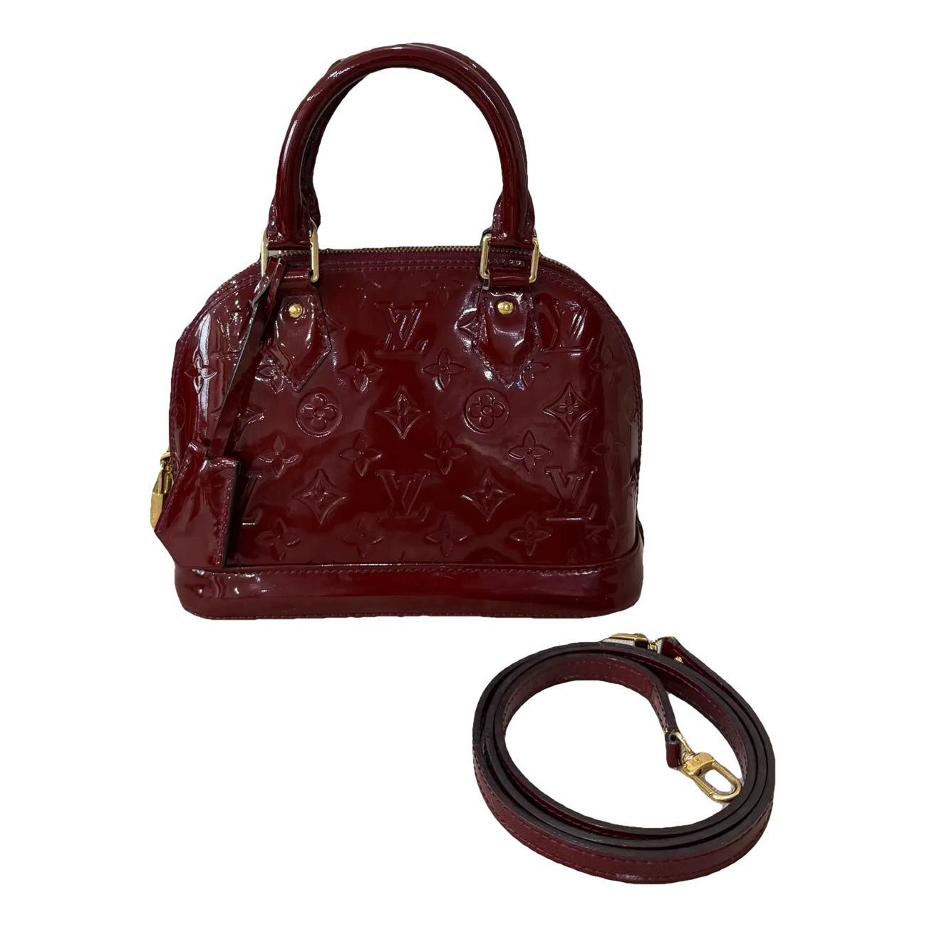 Alma BB patent leather handbag