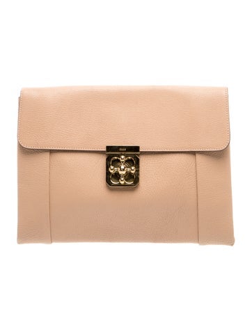 Leather Elsie Clutch