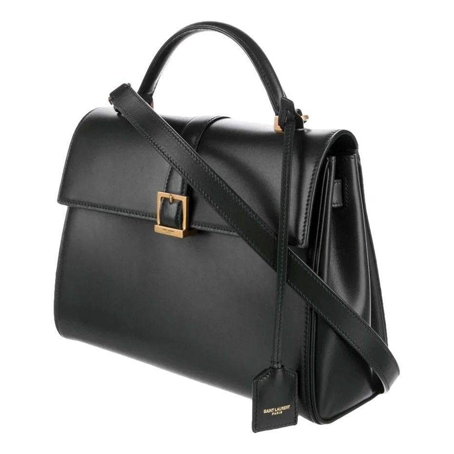 Le Fermoir Hobo patent leather crossbody bag