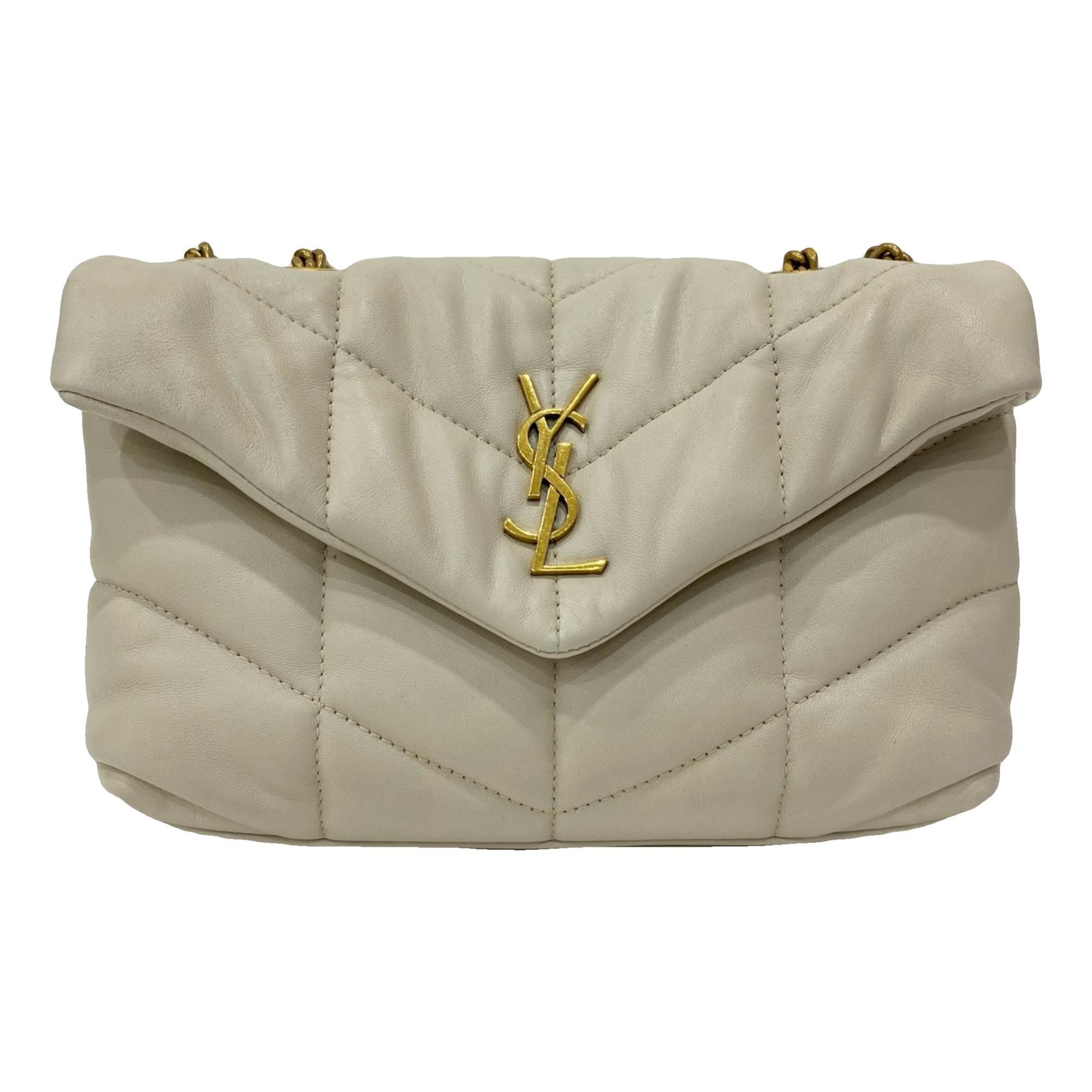 Baby monogramme leather bag