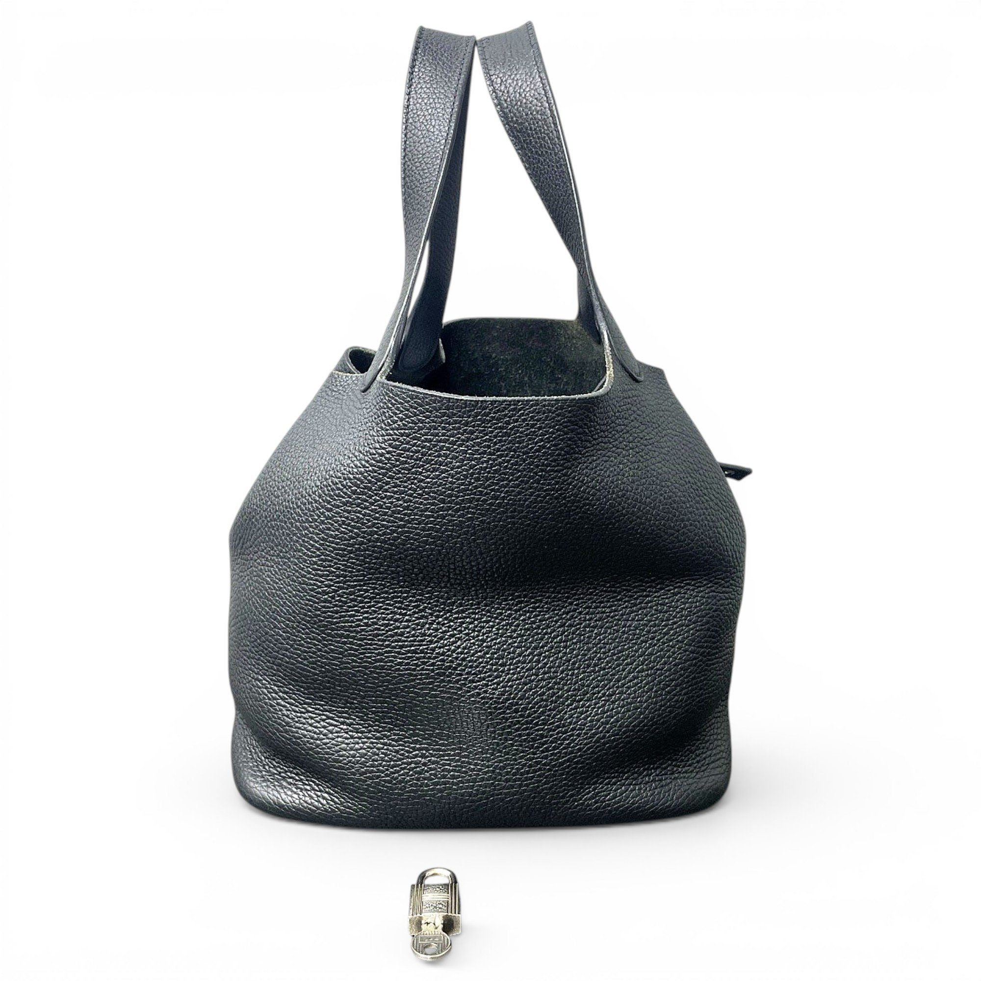 Picotin leather handbag