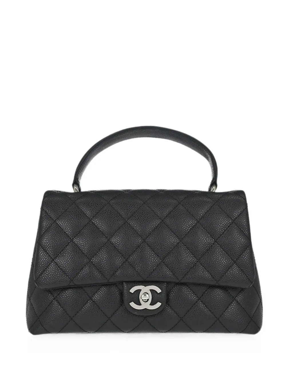 2007 quilted CC turn-lock tote bag