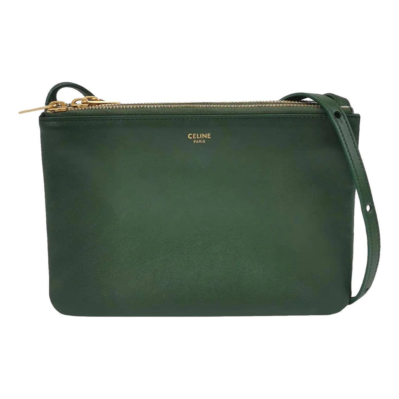 Trio leather crossbody bag