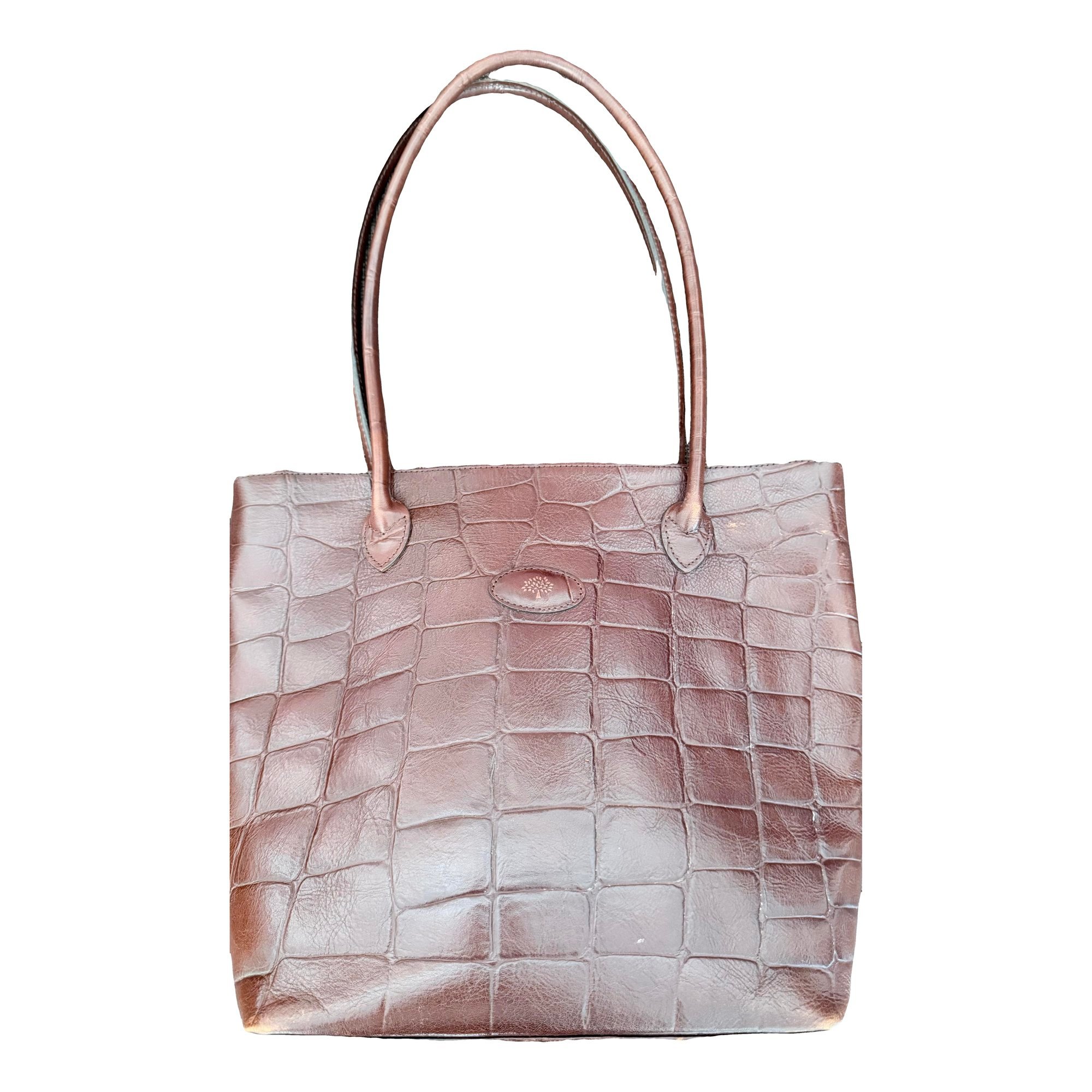 Leather tote