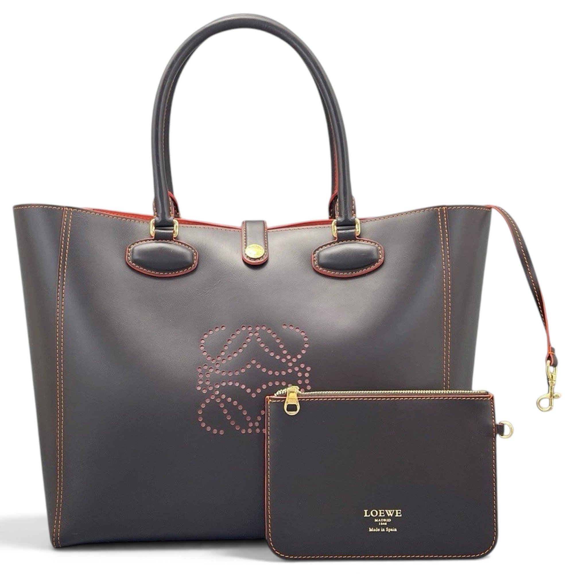 Leather handbag