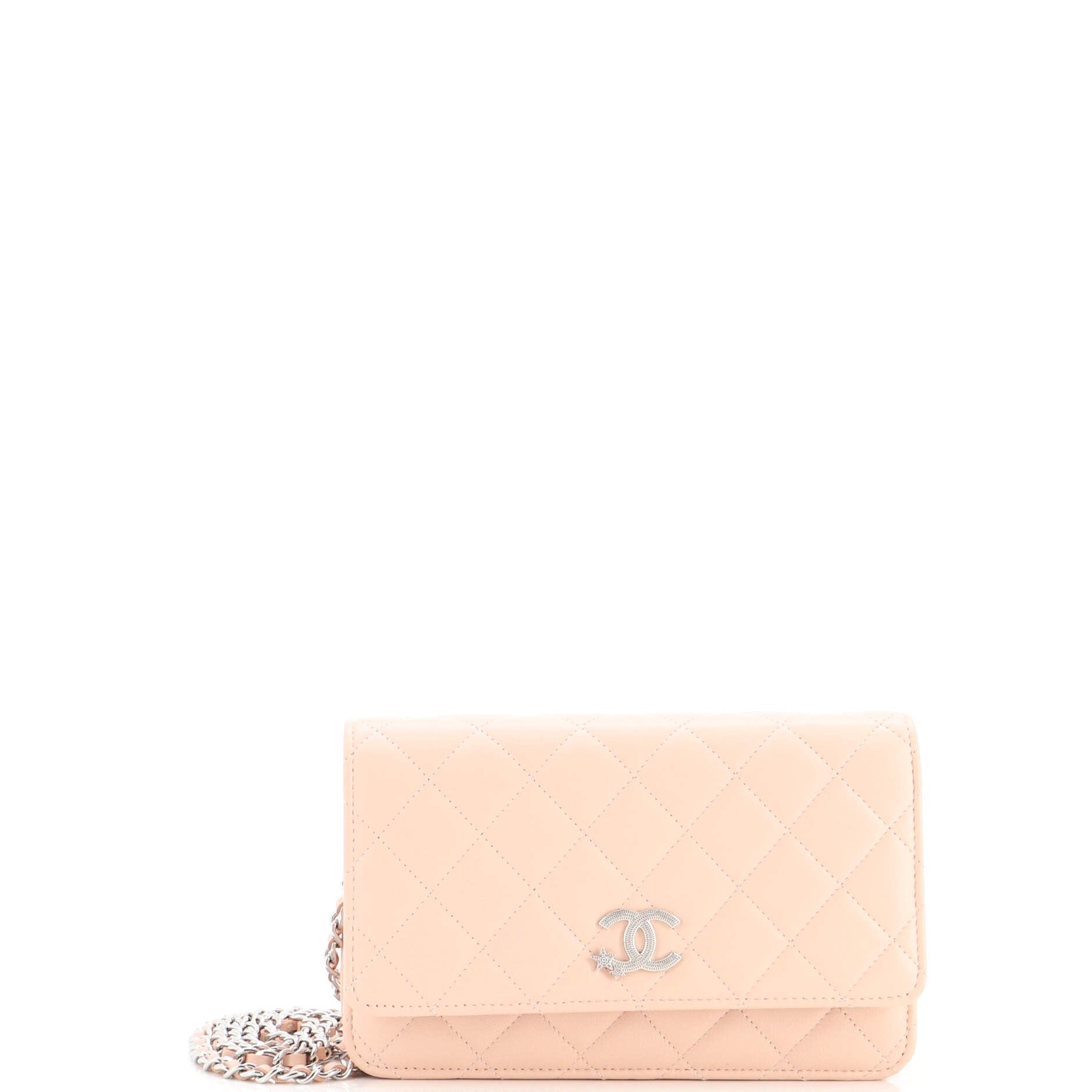 Chanel CC Stars Wallet on Chain Quilted Lambskin