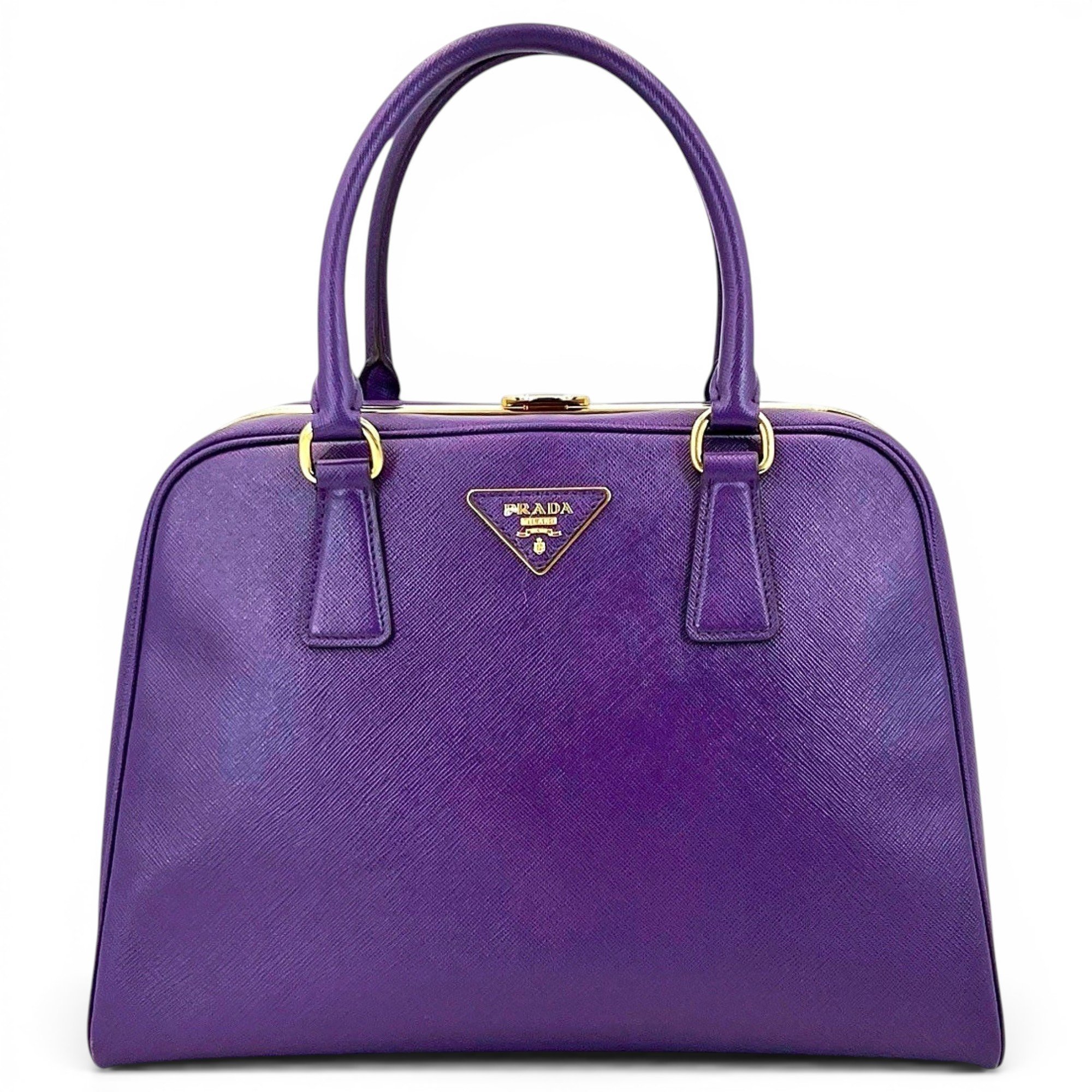 Promenade leather handbag