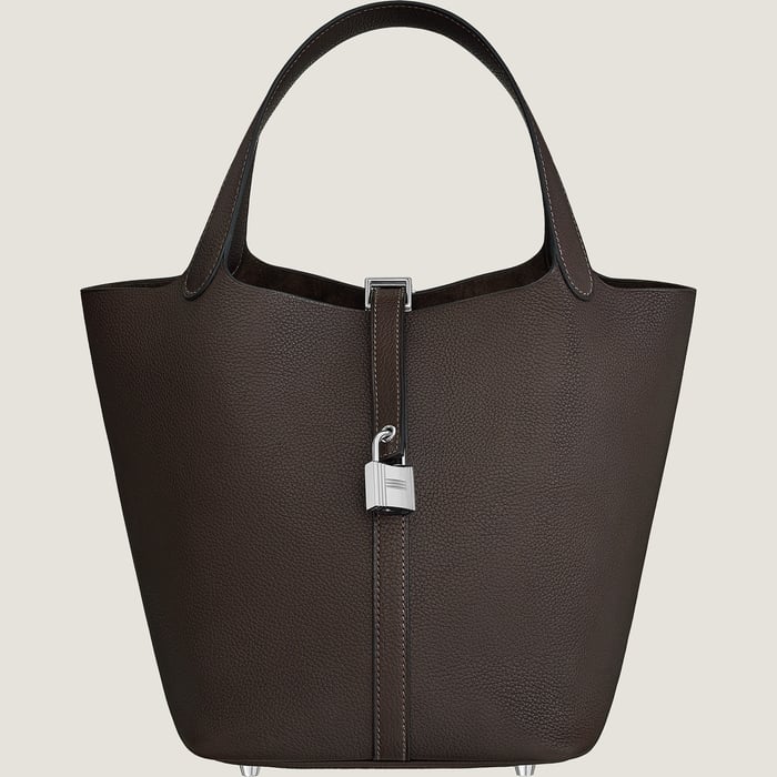 Ébène Picotin Lock 22 Bag