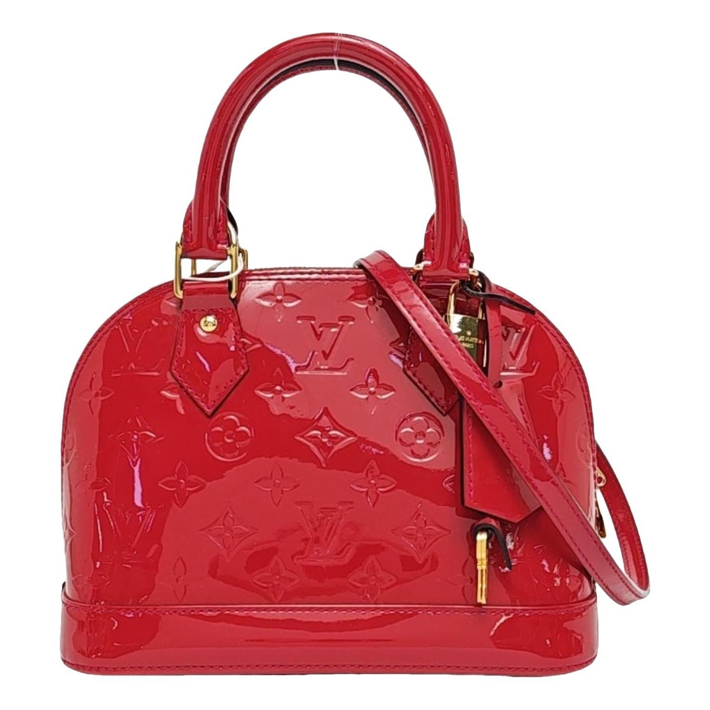 Alma patent leather handbag