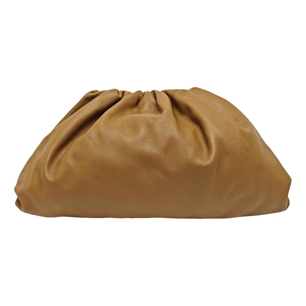 Pouch leather handbag