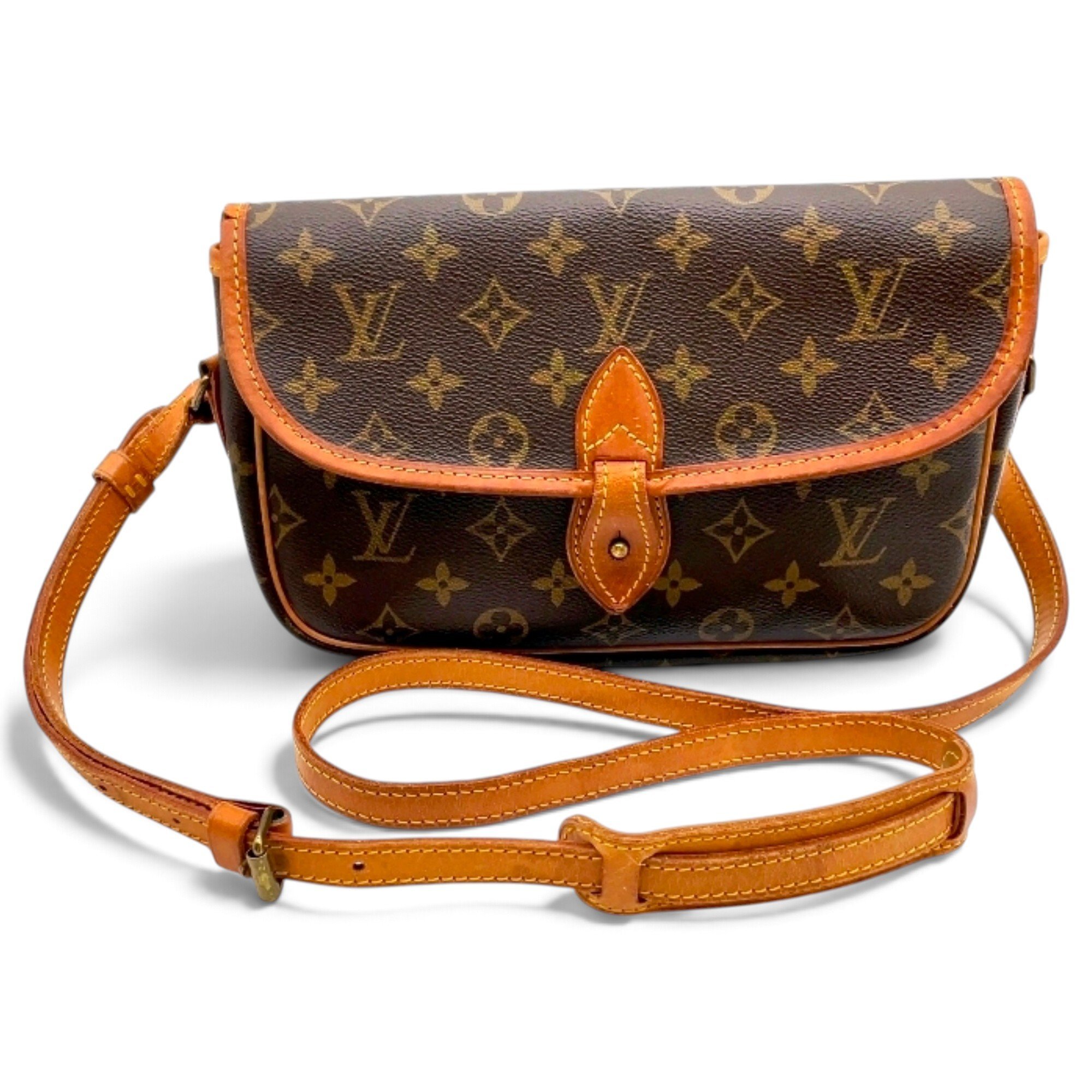 Gibeciere leather handbag