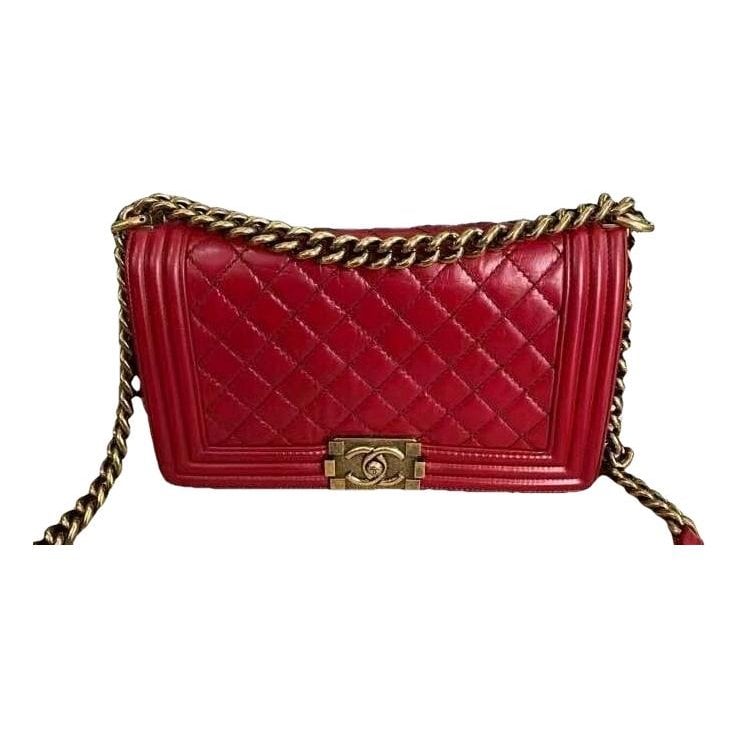 Boy leather crossbody bag