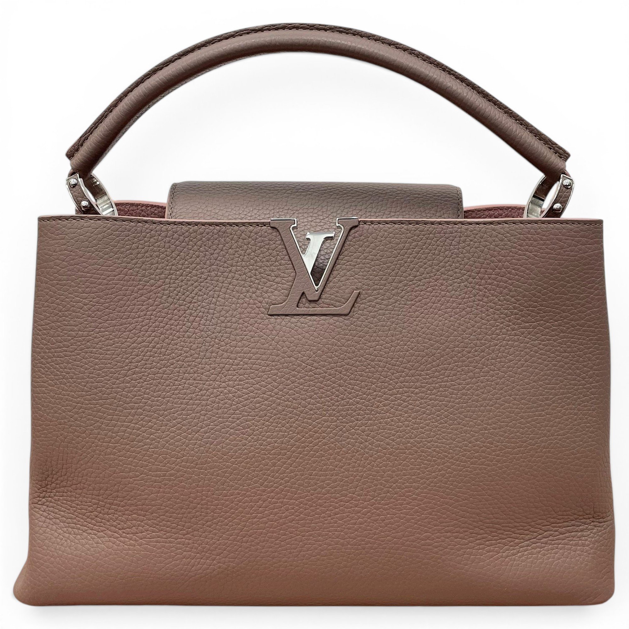 Capucines leather handbag