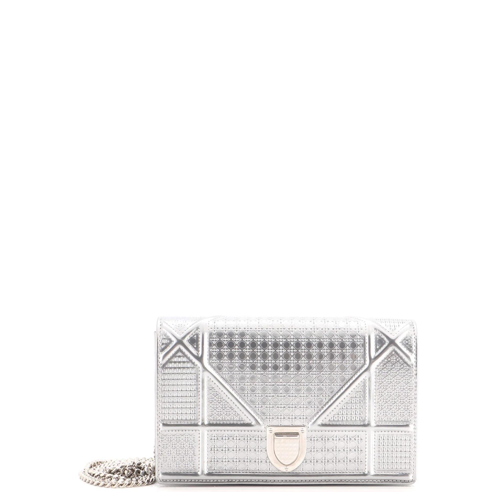 Patent leather clutch bag