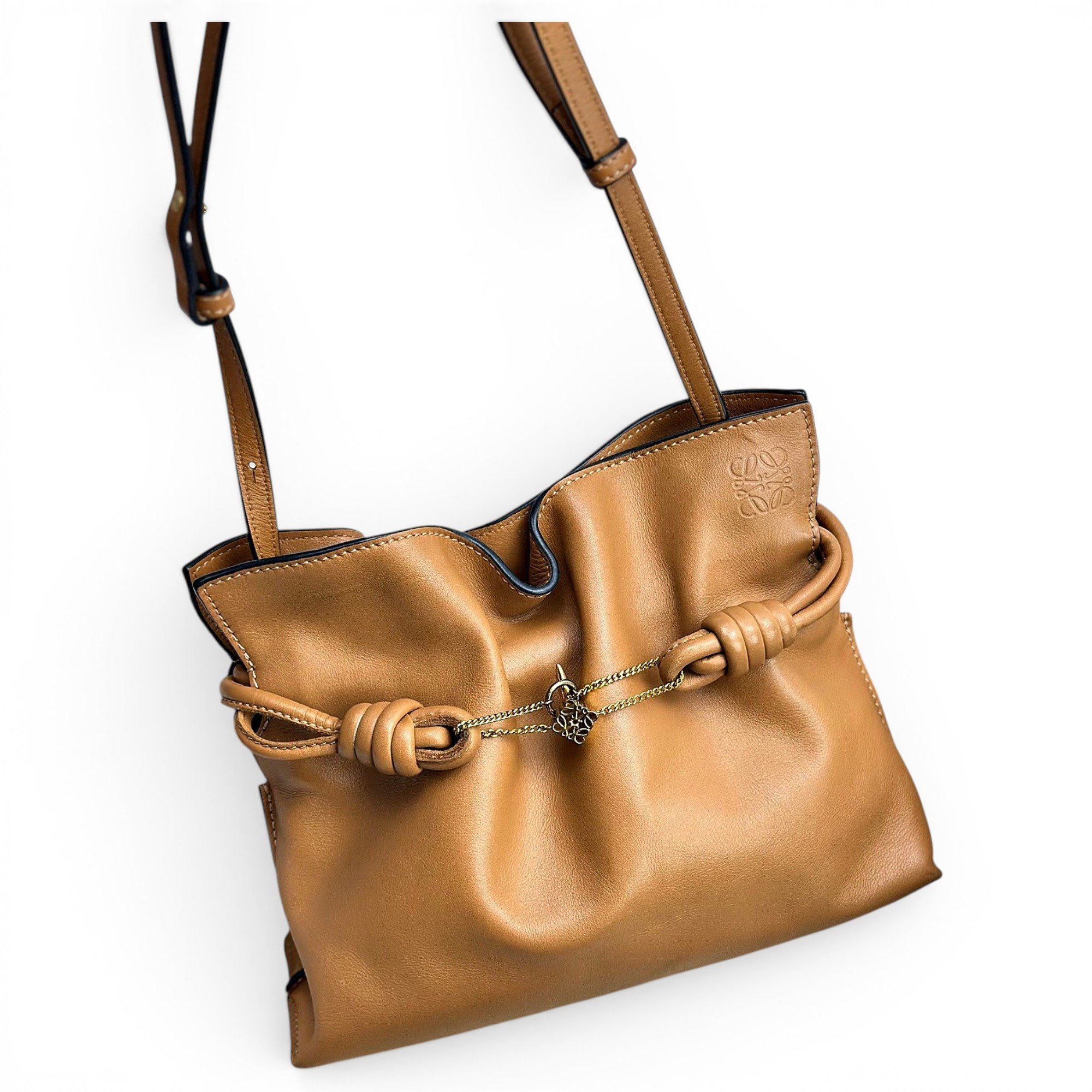 Flamenco leather handbag